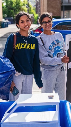 Wolverines Move In For the Fall Semester #UofM #UMich #Michigan #MoveIn #Moving #CollegeLife