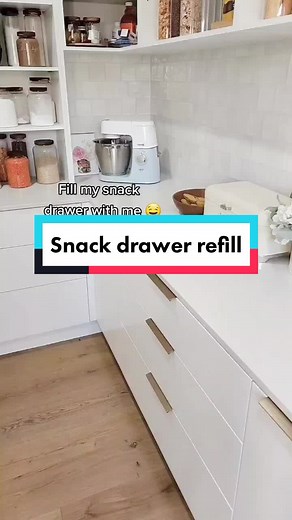Pantry Snack Drawer Refill | Kitchen Organization Ideas