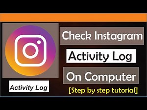 How To Check My Instagram Activity Log On PC