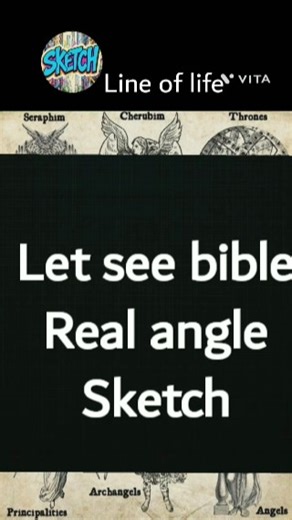 Witness the divine ✨ — bringing a real angel from the Bible to life through sketching! 😇🖊️#angels