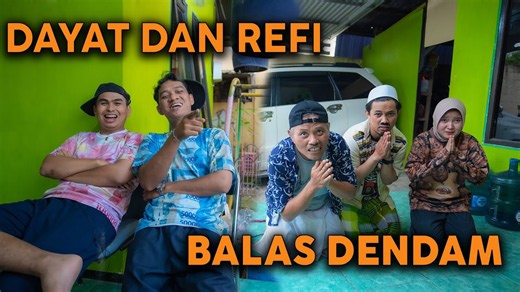 Dayat dan Refi menjadi raja dalam cerita