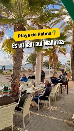 Playa de Palma🌴🏖️MALLORCA island❤️Gefühlte Temperatur liegt bei 4Grad 🇪🇸spain #mallorca #travel