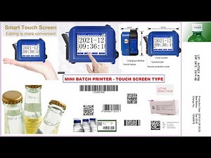 Mini Ink jet Printer Handy Ink jet Printer Mini Batch coding machine , Small coding machine