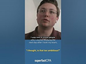 Is my CPA study plan too ambitious?