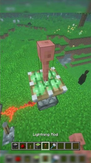 I Built HUMAN-POWERED THUNDER in Minecraft #viral #minecraftsurvival #minecraftbuilds