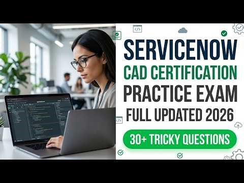 Pass ServiceNow CAD Exam 2026: Full Practice Test & Updated Questions To Ace Your Cert
