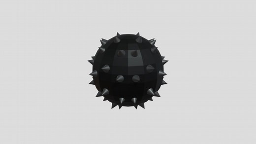 spike ball - Download Free 3D model by alan96922