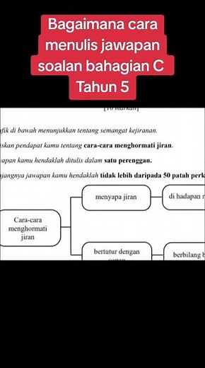 Bagaimana Cara Menulis Jawapan Bahagian C Bahasa Melayu UASA Tahun 5