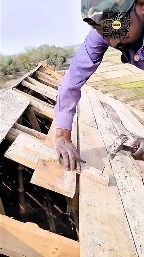 Traditional Wood Board Leveling Technique for Stronger Construction #9work