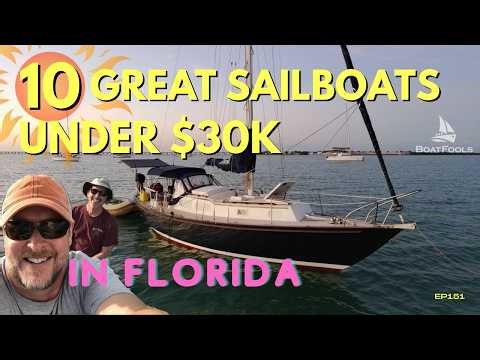 The 10 Best Sailboats Under $30K in Florida — Our #1 Pick Might Surprise You