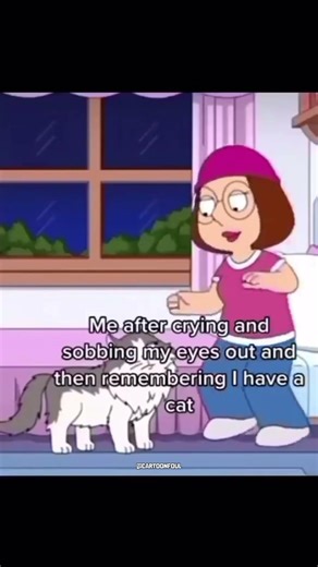 POV: Me after crying with my cat😭💀