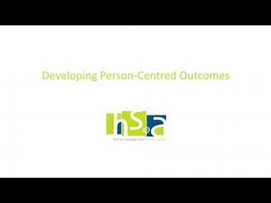 Developing Person-Centred Outcomes