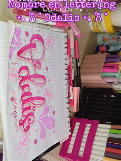 Lettering Bonito para Odalis - Diseños Creativos