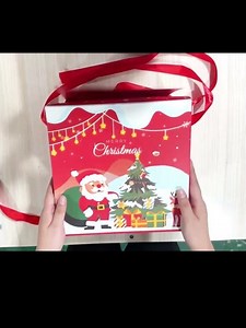 Temu Hot selling Christmas 4-layer Surprise Explosion Gift Box Unboxing
