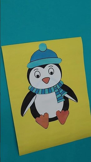 Easy penguin craft 🐧