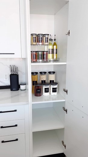 ALL on storefront under “Kitchen”!!! no lie, this was a very exhausting project. Still need to get more containers and jars for the excess items. #spicejars #pantryorganization #kitchenorganization #homeorganization #apartmenttherapy #pantrytransformation