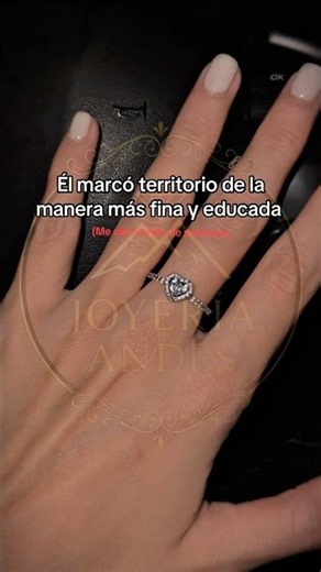 💍 Él marcó territorio de la forma más fina y elegante | Anillos de Promesa 💖 #ring