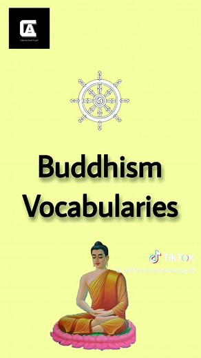 Part-1 Buddhism Vocabulary #CaliforniaDreamEnglish #LearnEnglishEveryday #Englishစာ #OnlineClass