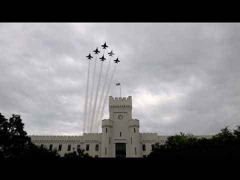 Blue Angels Flyover Padgett-Thomas Barracks