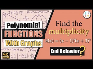 How to graph a polynomial function and find the end behavior | h(x) = (x − 1)^3(x + 3)^2