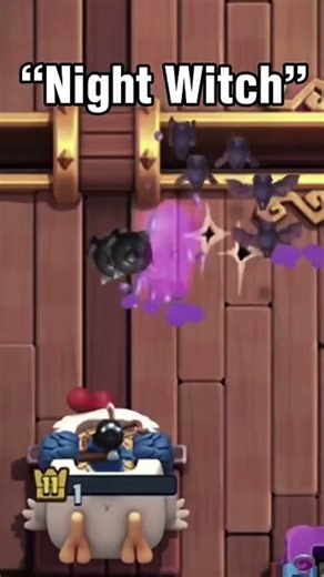 Never Have I Ever Used Night Witch🤔🤔🤔 #clashroyale #clashroyalememes