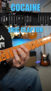 Cocaine guitar riff by Eric Clapton/JJ Cale. Want the tab for this riff? You’ll find it inside my Guitar Riff Factory course on GuitArmy! Each riff includes a PDF tab and a Guitar Pro file so you can slow it down, loop sections, transpose it, and truly master it your way. 🔥 Ready to level up even faster? I’m now offering private online guitar lessons tailored to players like you who are serious about improving. Hit the link in my bio to grab the course or message me for private lesson info! | G