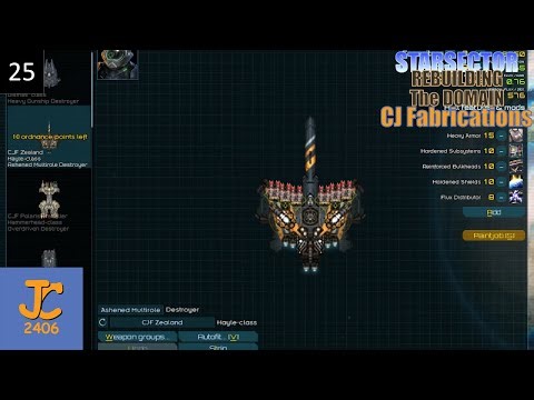 A New Destroyer For The Fleet – Starsector “Rebuilding The Domain – CJ Fabrications” Part 25