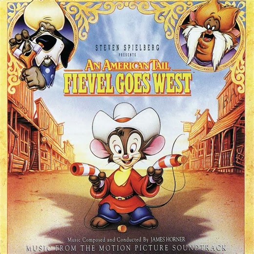 American tail fievel goes west dog chase