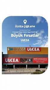 ÜLKEA / Ülkü Konsept Ev Alışverişi on Instagram: "ÜLKEA ÇİĞLİ AVM AÇILIŞIMIZA ÖZEL 9 ŞUBAT PAZAR GÜNÜ SAAT 12:00'DE GELEN İLK 100 KİŞİYE PHILIPS XXL AIRFREYER 6.800₺ YERİNE SADECE 2.490₺! DAHA BİTMEDİ! ÜLKEA ÇİĞLİ AVM AÇILIŞINA ÖZEL DEV KAMPANYALAR! 🎉 💥 Açılışa özel 16 büyük fırsat ürünü daha sizleri bekliyor: ⭐58’’ Hiking Ultra HD Televizyon – 18.500₺ yerine sadece 11.900₺ ⭐Philips Maraton Süpürge – 16.500₺ yerine 10.900₺ ⭐Philips Tam Otomatik Espresso Makinesi – 11.400₺ yerine 8.900₺ ⭐Philip