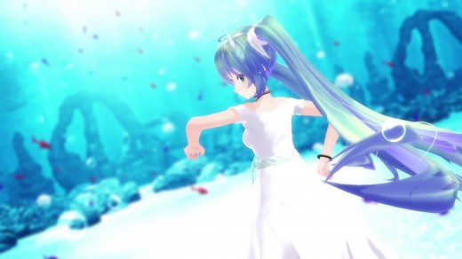 【ミク誕！】ウミユリ海底譚【モーション配布】