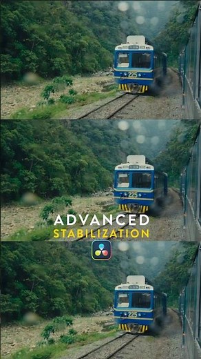 Advanced stabilization in DaVinci Resolve