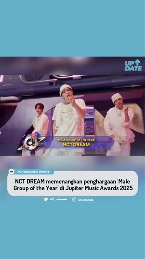 Congrats @nct_dream 💚🥳🎉🎊 2nd Jupiter Music Awards 2025 diselenggarakan oleh Asian Television Awards (ATA) 2025 yang disiarkan tadi malam di Jakarta. vid cr. 1225zip 🎧 #NCT #NCTDREAM | NCT Indonesia