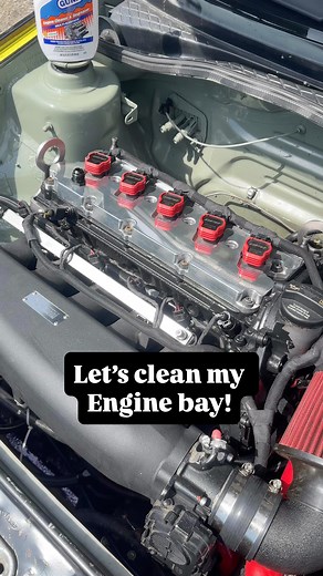 The 5 Cylinder Mk2’s engine was filthy. Broken belt debris, dirt and grime all over the place lol. I used some @gunk engine cleaner and degreaser and she cleaned up really nice! • • • #5cylinder #volkswagen #mk2gti | Brett Horn