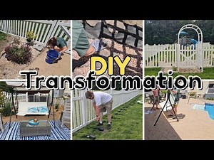 DIY Backyard Landscaping | Backyard Transformation | Summer Backyard Makeover