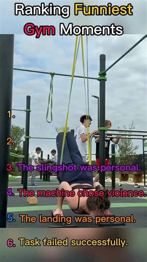 Ranking funniest gym moments