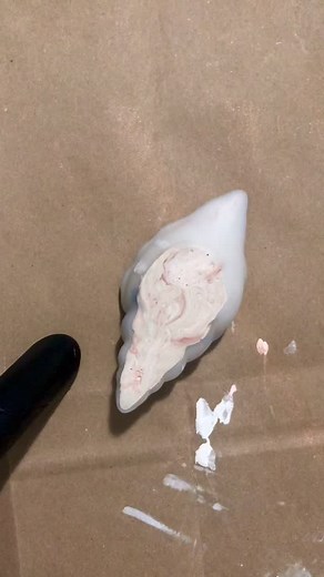 Nutmeg shell candle holder  #candlemaking #candles #candlemaker #candlelover #candleholder #candleshop #candlelovers #homedecoration #homedecor #handmade #smallbusiness #smallbusinessowner #smallbusinesssupport #sea #seashell #nutmeg #soy #soycandles #soywaxcandles #soywax | Creative Art by Sammy | Facebook