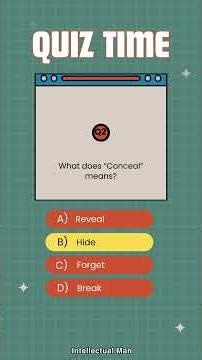 Tricky English Vocabulary Test | Can You Score 4/4 in 60 Seconds? #brainchallenge #englishvocabulary