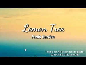 Lemon Tree with lyrics-