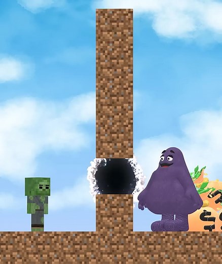 Help Grimace Shake Punishes Greedy Zombie #minecraft #minecraftmemes #minecraftvideos #minecrafter #minecraftbuild #minecraftclips #gaming #reels #twitch #tiktok #article #minecraftanimation #minecraftzombie #skibiditoilet #minecraftjapan #minecraftusa #minecraftaustralia #monsterschool #minecraftcanada | BigSchool Minecraft