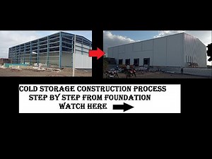 Cold storage Construction Process step by step(PEB) /#civiltechconstructions
