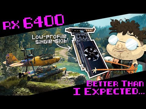 The RX 6400 is an AWESOME low-profile budget GPU!