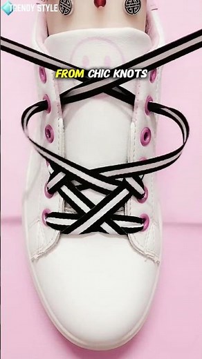 New Trendy Shoelace Hack 👟 Easy Way to Tie Your Shoes in Style #shoelaces #shorts