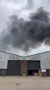 2.2K views · 13 reactions | Black smoke was visible from across London on Monday afternoon as around 60 firefighters tackled a huge fire at a metal scrapyard Video courtesy: @seandokane | London Evening Standard | Facebook