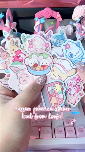 dea ˚˖𓍢ִ໋🌷͙֒ on Instagram: "thank you @loofa._ for these insanely CUTE stickers i am obsessed with every single one of them 🥹💗 i can’t wait to decorate my binder with them!! #pokemon #pokemontcg #cutepokemon #pokemoncommunity #pokemonart"