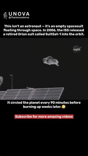 The Spacesuit They Threw Into Space 😳🧑‍🚀 #Shorts