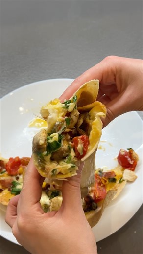 10-Minute Air Fryer Tortilla Breakfast | Easy & Filling Recipe