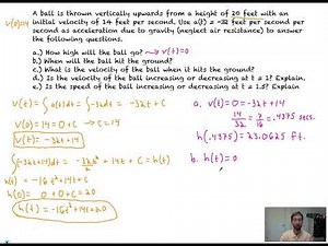 Integrating Acceleration to find Velocity & Position