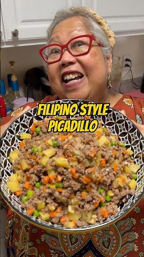 Mama LuLu Cooks: Filipino Style Picadillo #cookinginshorts