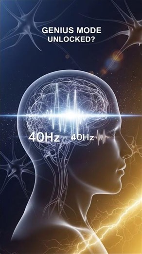 Tap Into Genius Mode with 40Hz Gamma Waves #meditation #neuroscience