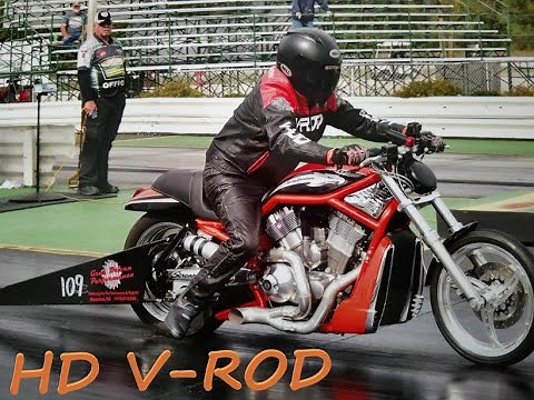 Harley Davidson V-Rod DESTROYER makes it's fastest pass!!